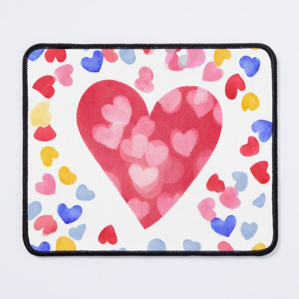 Item preview, Big Valentines Love Heart Mini Confetti Amor Watercolour designed and sold by Kayley | QuintaDaColherArtes.