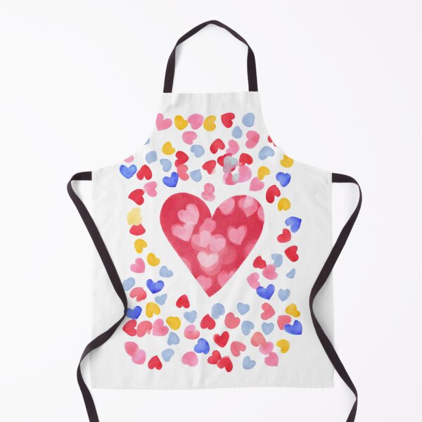 Item preview, Big Valentines Love Heart Mini Confetti Amor Watercolour  designed and sold by Kayley  |  QuintaDaColherArtes.
