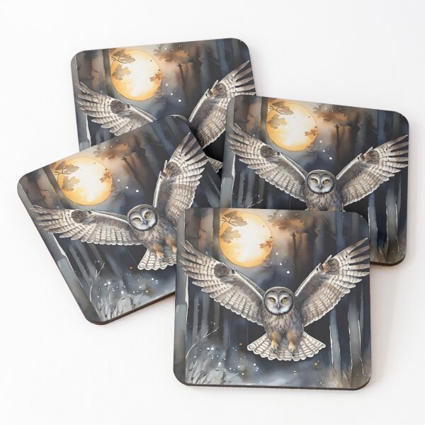 Item preview, Moonlit Pursuit: Majestic Creatures in Enchanted Woods designed and sold by MarinaFila.