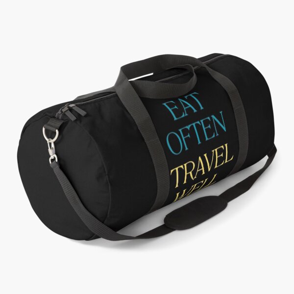 Item preview, Eat Well Travel Often Humor version designed and sold by DESIGNbyDIEGO.