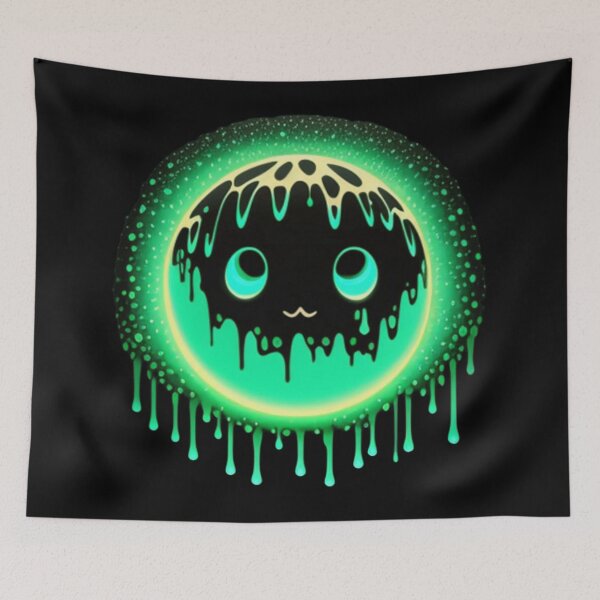 Item preview, Neon green radioactive cutie designed and sold by Roxburylane.