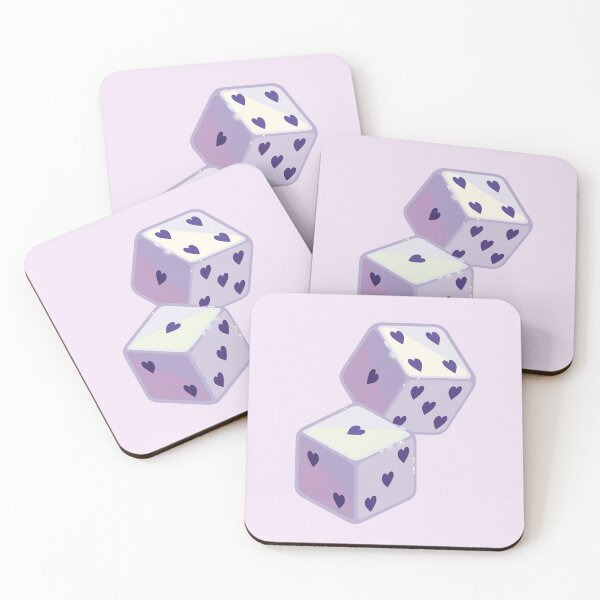 Item preview, Heart Dice Purple designed and sold by maura41.