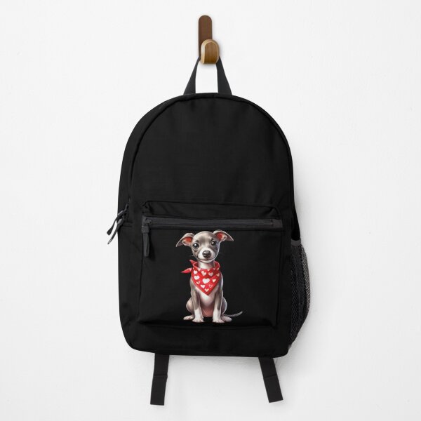 Item preview, Whippet Cute Dogs with Red Bandana designed and sold by BerryBlaze.