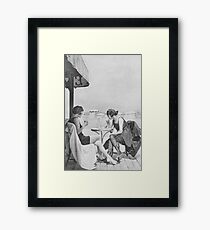 50s Girls Framed Print