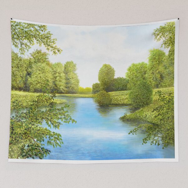 Item preview, Parkside - a simple park or garden area designed and sold by art paintings.