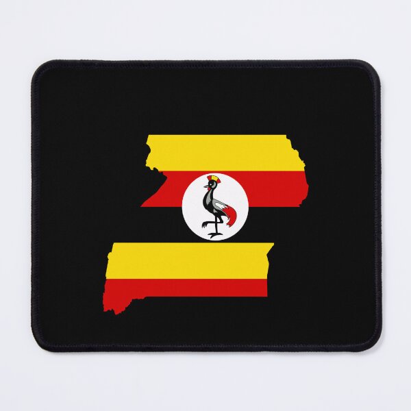 Item preview, Flag Map of Uganda  designed and sold by feether-store.