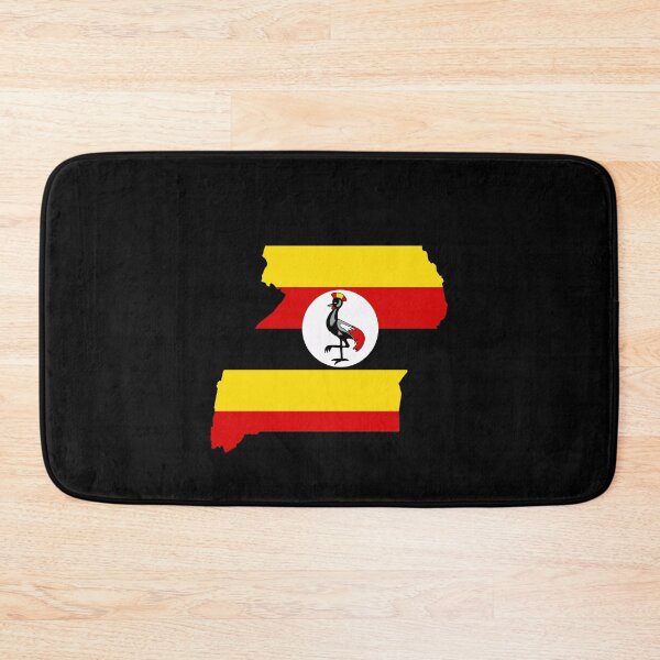 Item preview, Flag Map of Uganda  designed and sold by feether-store.