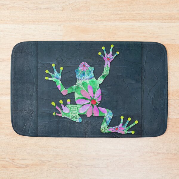 Item preview, Dancing Daisy Frog 3 Colorful Cute Art designed and sold by Sharon Cummings Art.