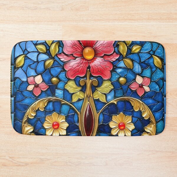 Item preview, Floral Crescendo Tile designed and sold by stevepmp.