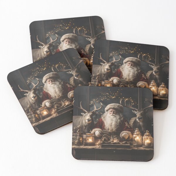 Item preview, Christmas Santa Reindeer designed and sold by jendrip.