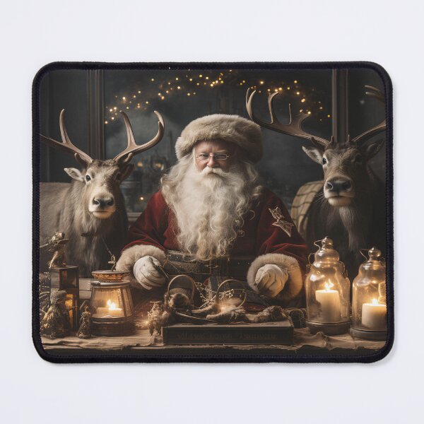 Item preview, Christmas Santa Reindeer designed and sold by jendrip.