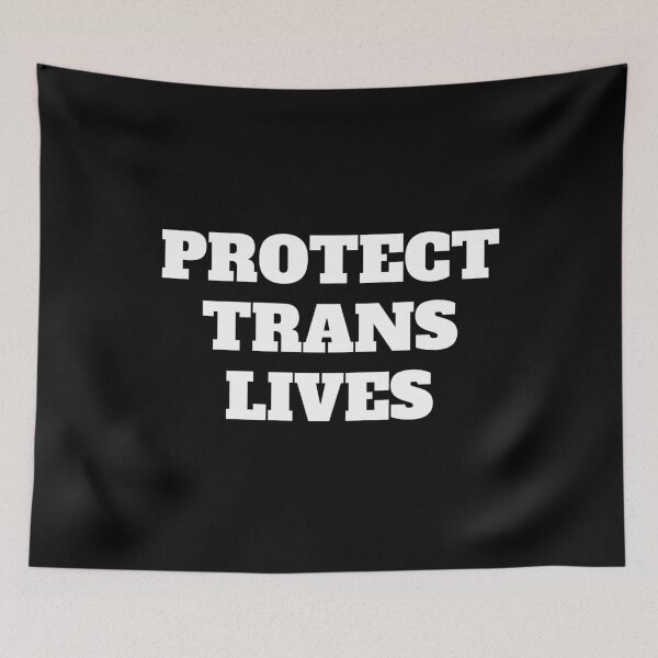 Item preview,  Protect Trans Lives - Trans lives matter - Transgender Day of Visibility designed and sold by Inspirationmotivation.
