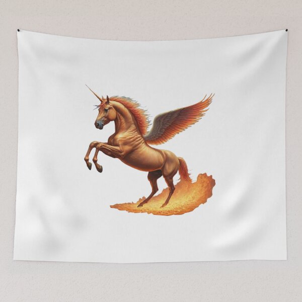 Item preview, A Flaming Unicorn designed and sold by KeopsMurat.