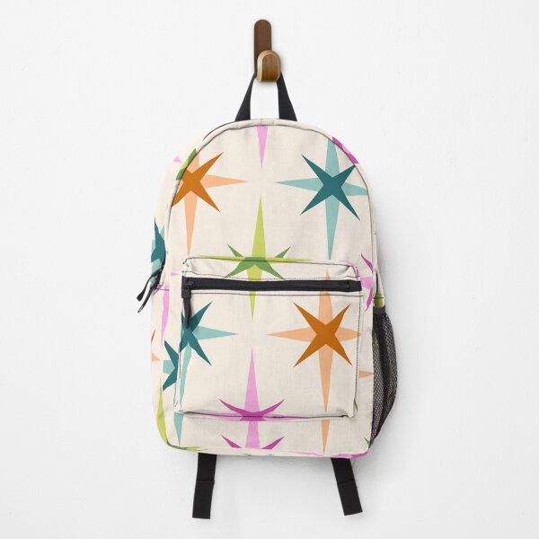 Item preview, Retro Star Pattern (pink/orange/blue/green) designed and sold by Design Minds Boutique.