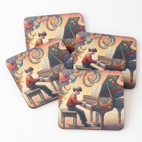 Item preview, boy at the piano designed and sold by Rikea.