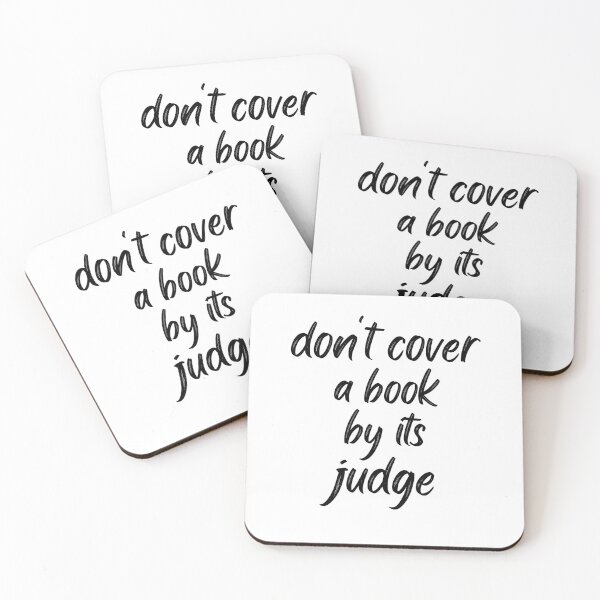 Item preview, don't cover a book by its judge funny saying designed and sold by petrofy.