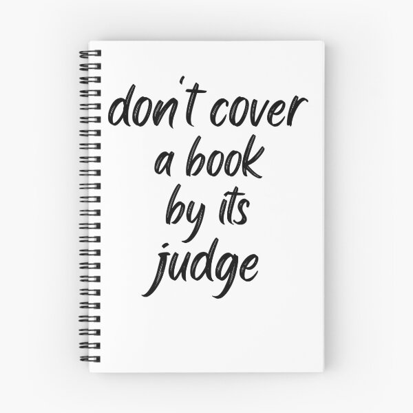 Item preview, don't cover a book by its judge funny saying designed and sold by petrofy.