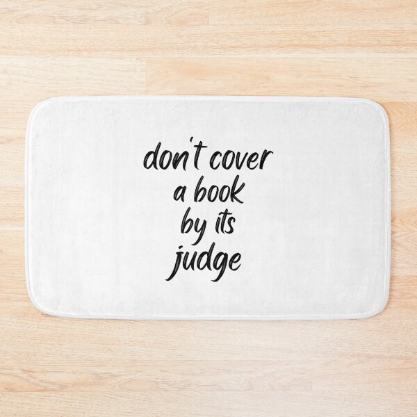 Item preview, don't cover a book by its judge funny saying designed and sold by petrofy.