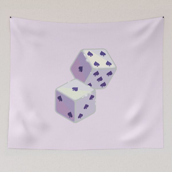 Item preview, Spade Dice Purple designed and sold by maura41.
