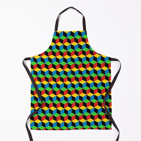 Item preview, Qbert Video Game Multi Color Blocks designed and sold by VintageStyle.