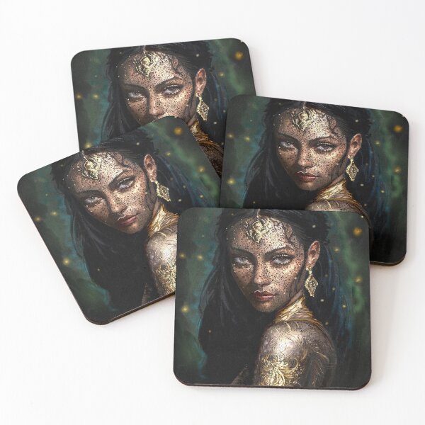 Item preview, Golden woman portrait designed and sold by R3mus.