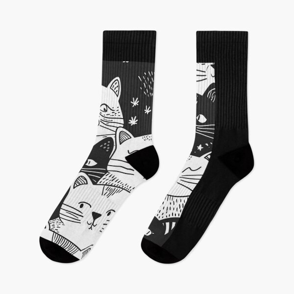 Item preview, Bicolor Cats Pattern designed and sold by Desfix.