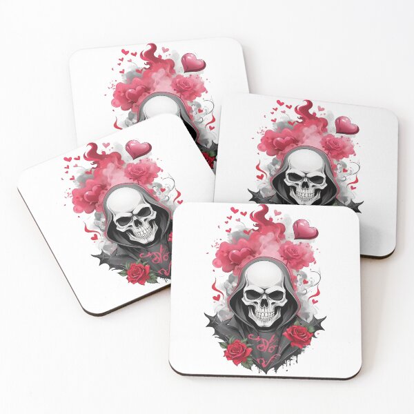 Item preview, Valentine's Day skull designed and sold by jkrphoto.