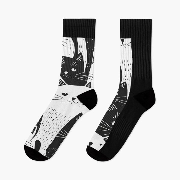 Item preview, Bicolor Cats Pattern designed and sold by Desfix.