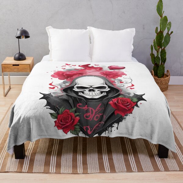Item preview, Valentine's Day skull designed and sold by jkrphoto.