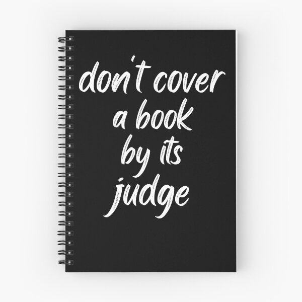 Item preview, Don't cover a book by its judge funny saying designed and sold by petrofy.