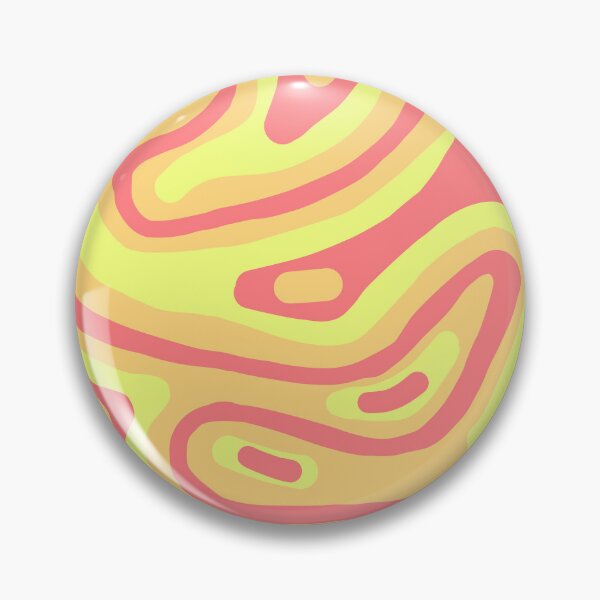 Item preview, Wild Red Yellow Orange Wavy Rainbow Abstract Art designed and sold by IntoClearWater.