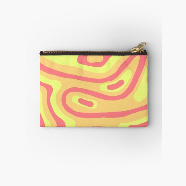 Item preview, Wild Red Yellow Orange Wavy Rainbow Abstract Art designed and sold by IntoClearWater.