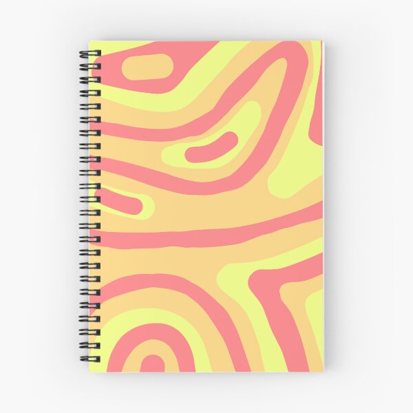 Item preview, Wild Red Yellow Orange Wavy Rainbow Abstract Art designed and sold by IntoClearWater.