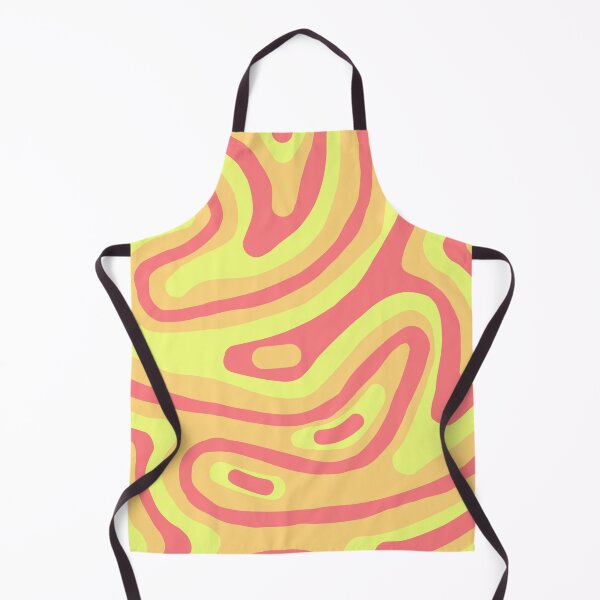 Item preview, Wild Red Yellow Orange Wavy Rainbow Abstract Art designed and sold by IntoClearWater.