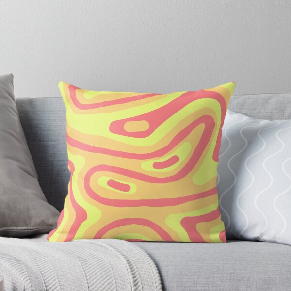 Item preview, Arte abstracto del arco iris ondulado naranja amarillo rojo salvaje designed and sold by IntoClearWater.