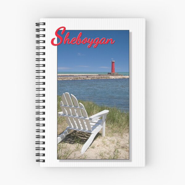 Item preview, Sheboygan Poster Lighthouse and Chair designed and sold by LehmannPhotoArt.