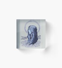 Waves Acrylic Block