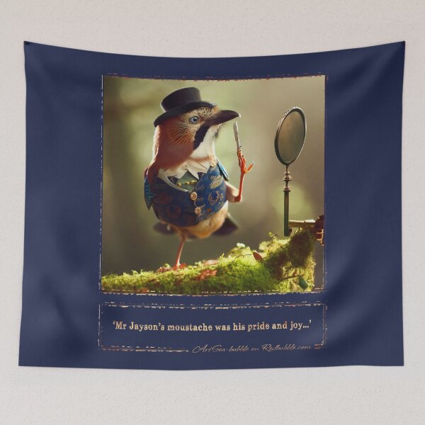 Item preview, (With text) 'Mr Jayson's moustache was his pride and joy...' designed and sold by ArtSea-Bubble.