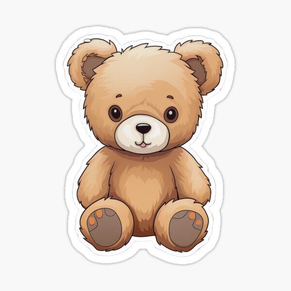 Item preview, Teddy Bear Sticker designed and sold by PuzzleMart.