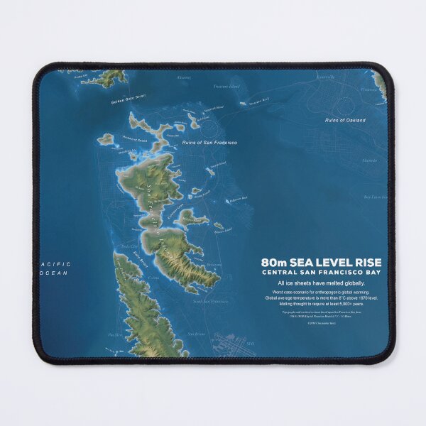 Item preview, Bay Area Sea Level Rise designed and sold by Christopher Bretz.