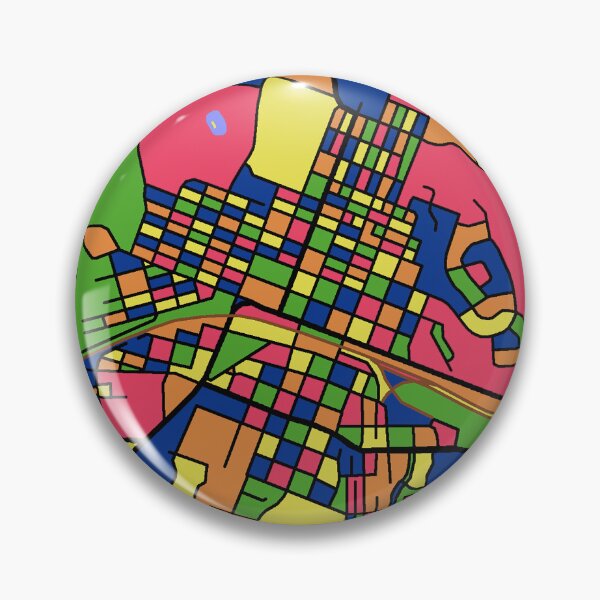 Item preview, Flagstaff, AZ Colorful Map designed and sold by John Mashburn.