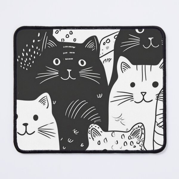 Item preview, Bicolor Cats Pattern designed and sold by Desfix.