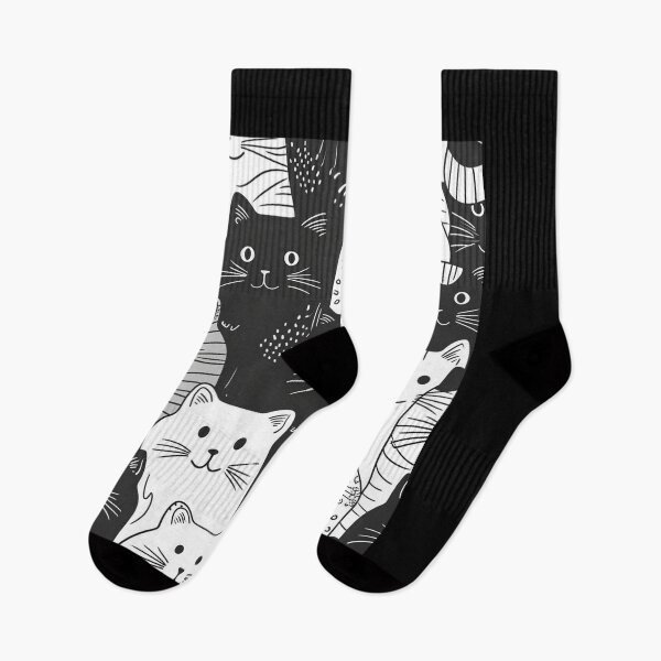 Item preview, Bicolor Cats Pattern designed and sold by Desfix.