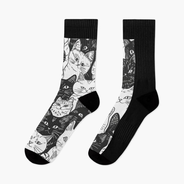 Item preview, Bicolor Cats Pattern designed and sold by Desfix.