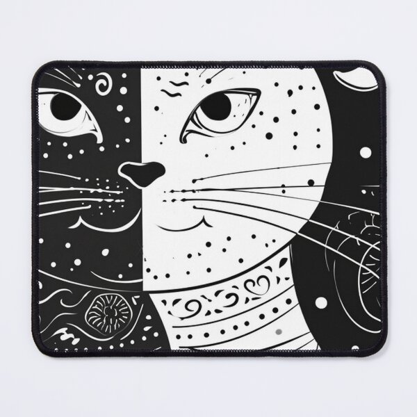 Item preview, Bicolor Cats Pattern designed and sold by Desfix.