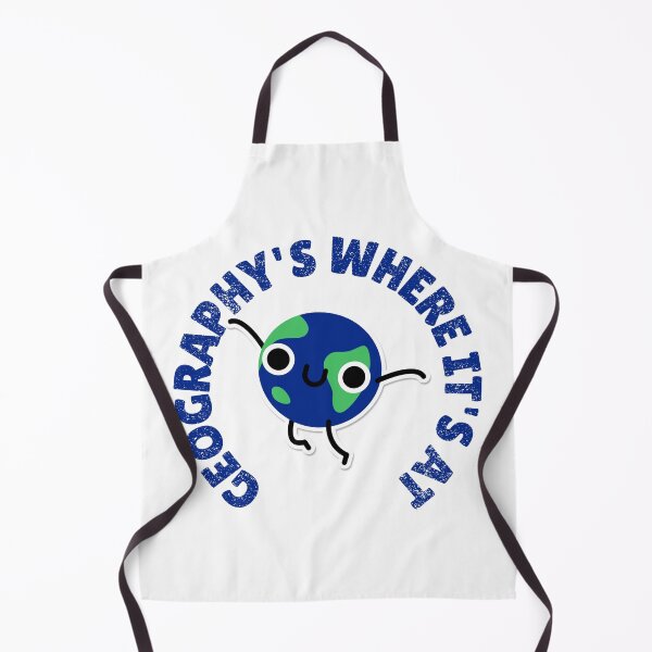 Item preview, Geography's where it's at, funny science design designed and sold by wittyprinttop.