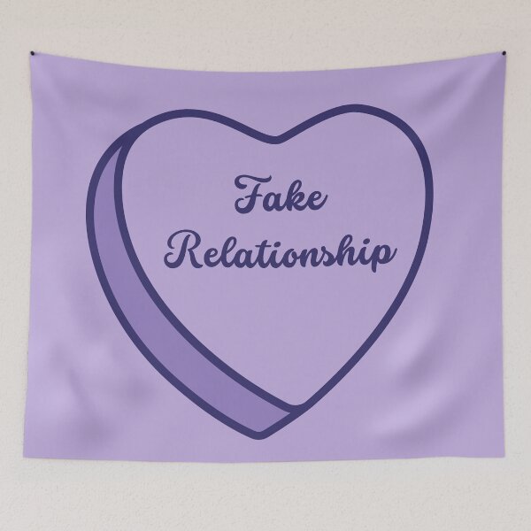Item preview, Fake Relationship Conversation Heart Valentines Day designed and sold by Megurix.