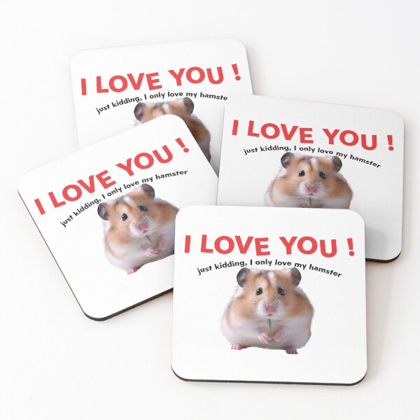 Item preview, I love You! Just kidding, i only love my hamster designed and sold by nvrprooo.