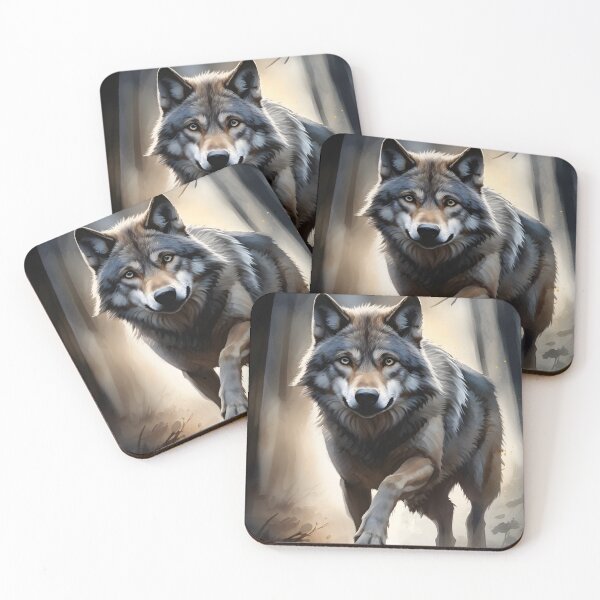 Item preview, Moonlit Pursuit: Majestic Creatures in Enchanted Woods designed and sold by MarinaFila.