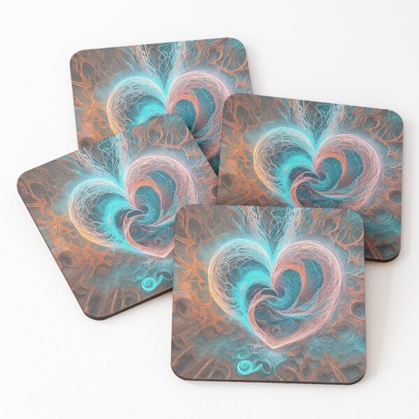 Item preview, Radiant heart at the center of the world designed and sold by artprint360.